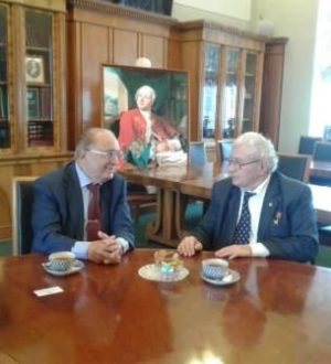Президент МНЭПУ академик М.Ч. Залиханов в МГУ